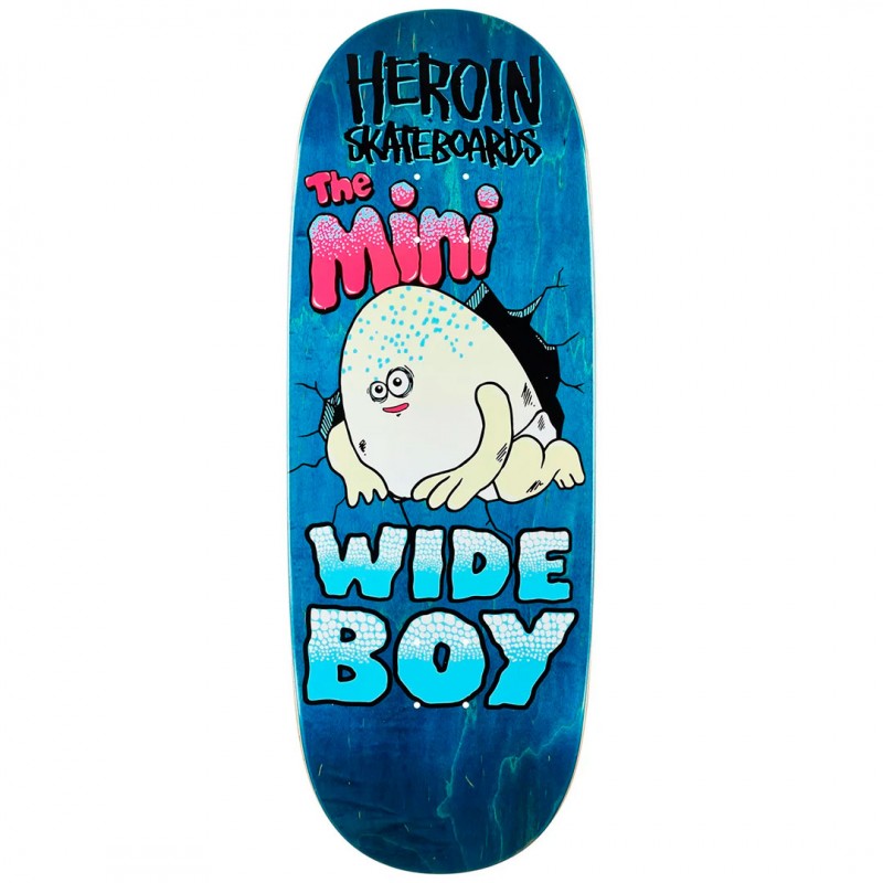 Heroin Mini Wide Boy Skateboard Deck 10.5"