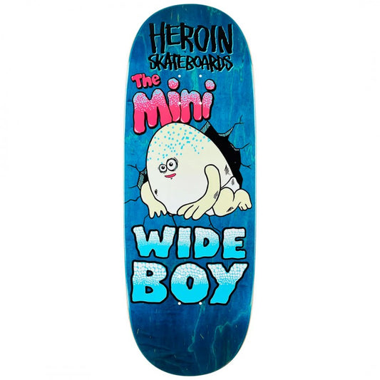 Heroin Mini Wide Boy Skateboard Deck 10.5"