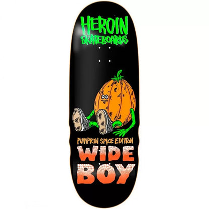 Heroin Pumpkin Spice Wide Boy Skateboard Deck 10.75"