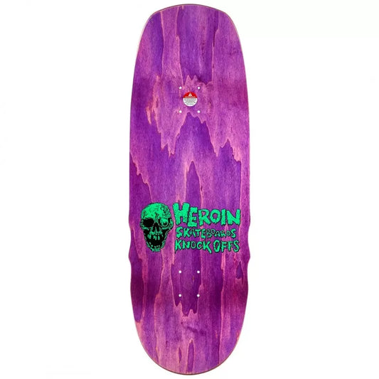 Heroin Swampy Knock Off Skateboard Deck 10.6"