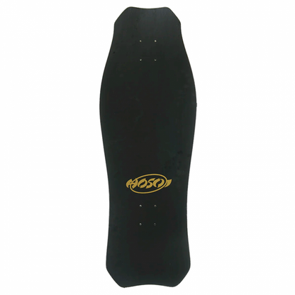 Hosoi OG Hammerhead Matte Black Gold Skateboard Deck 10.5"