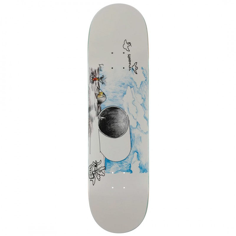 Krooked Ronnie Sandoval Fullpipe Skateboard Deck 8.62"