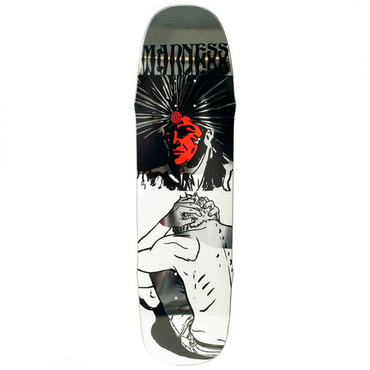 Madness Breakdown Silver R7 Skateboard Deck 8.25"