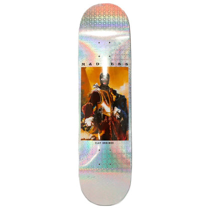 Madness Clay Kreiner Masked Holographic Impact Light Skateboard Deck 8.25"