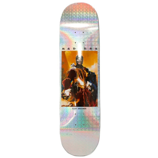 Madness Clay Kreiner Masked Holographic Impact Light Skateboard Deck 8.25"