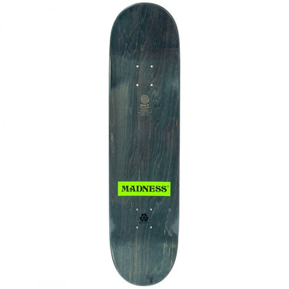 Madness Donde Neon Yellow Skateboard Deck 8.5"