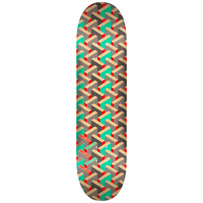 Mini Logo Pattern Maze 8.25" Skateboard