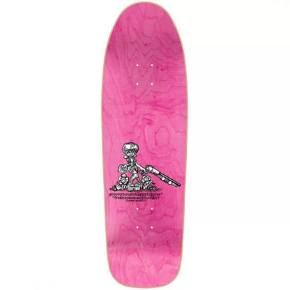 New Deal Andy Howell Hippies Pink Skateboard Deck 9.375"