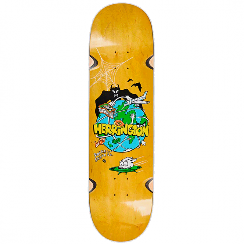 Polar Aaron Herrington Planet Herrington Weel Well Skateboard Deck 8.5''