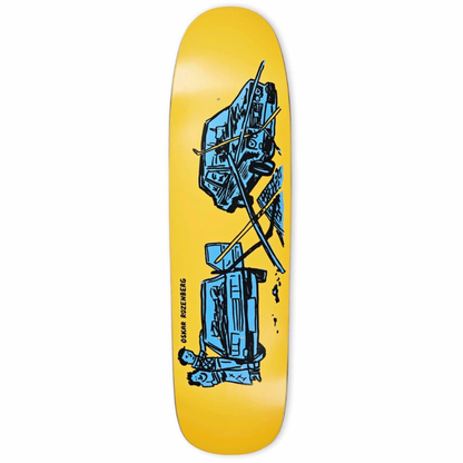 Polar Oskar Rozenberg Drivers License Yellow P9 Skateboard Deck 8.625"