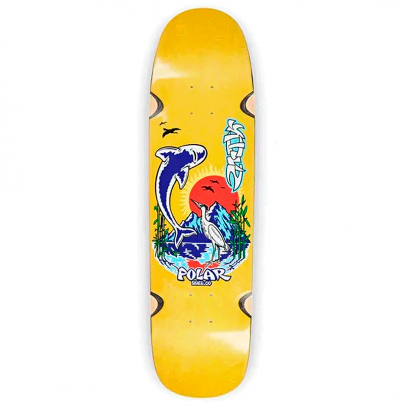 Polar Shin Sanbongi Mt. Fuji Wheel Wells P9 Skateboard Deck 8.625"