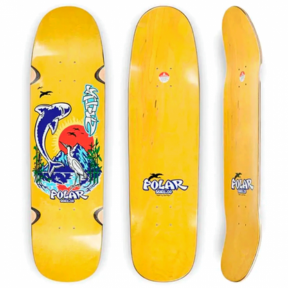 Polar Shin Sanbongi Mt. Fuji Wheel Wells P9 Skateboard Deck 8.625"