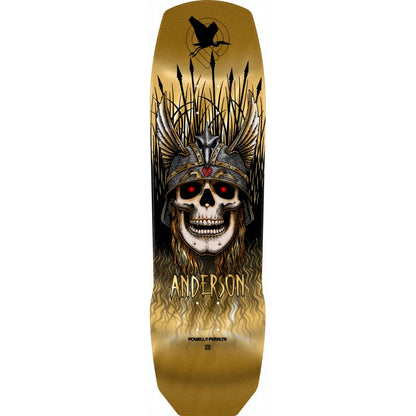 Powell Peralta Andy Anderson Heron Gold Foil Skateboard Deck 9.13"