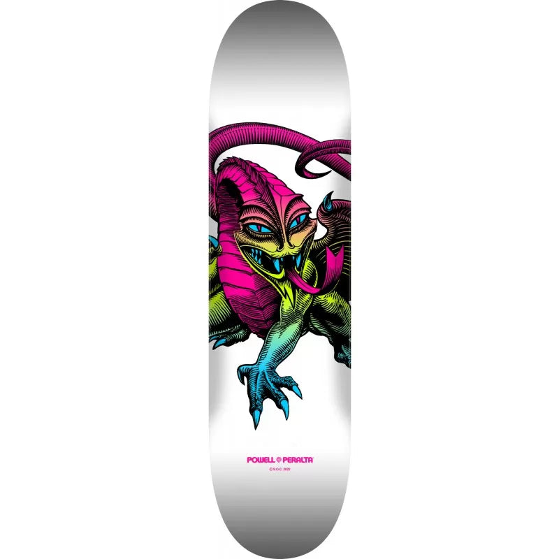 Powell Peralta Cab Dragon Lime Fade/White Skateboard Deck 8.75"