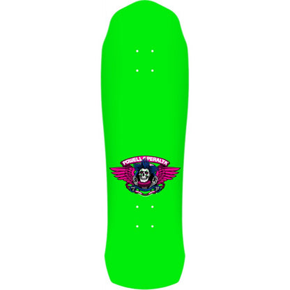 Powell Peralta Flight® Chris Hiett Skull Green Skateboard Deck 9.5"