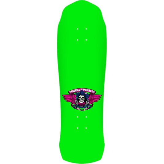 Powell Peralta Flight® Chris Hiett Skull Green Skateboard Deck 9.5"
