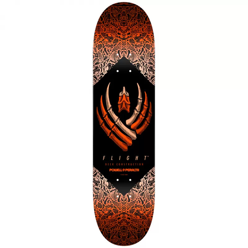 Powell Peralta Flight® Bones Orange Skateboard Deck 8.5"