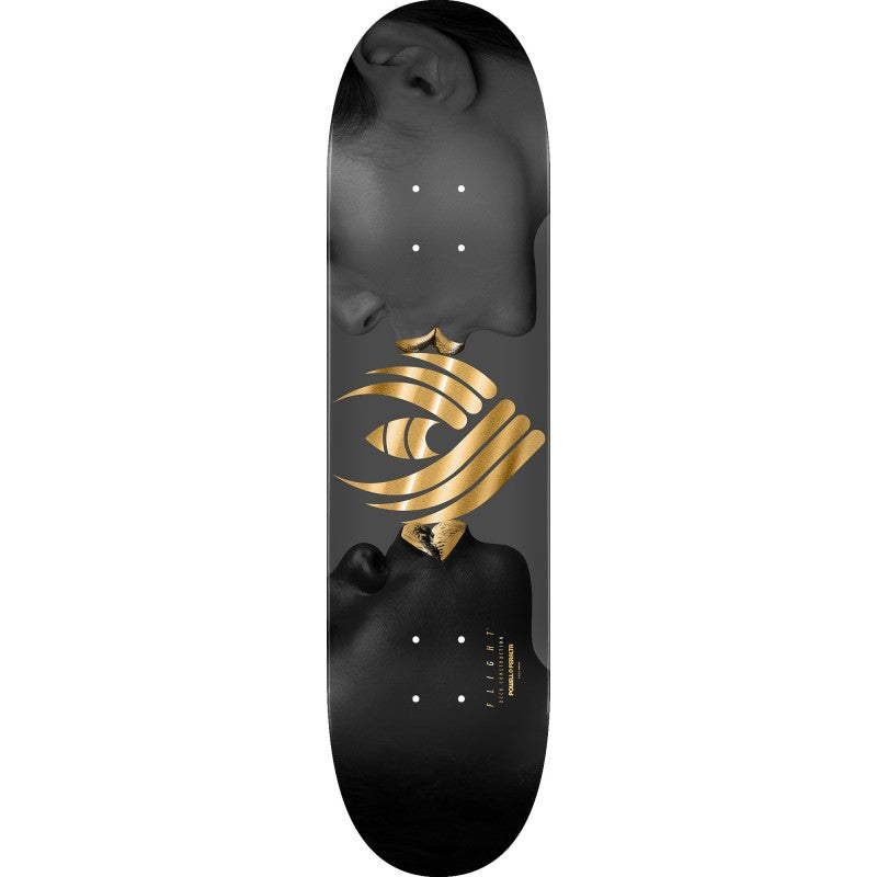 Powell Peralta Flight® Kiss Gray Gold Foil Skateboard Deck 9.0"