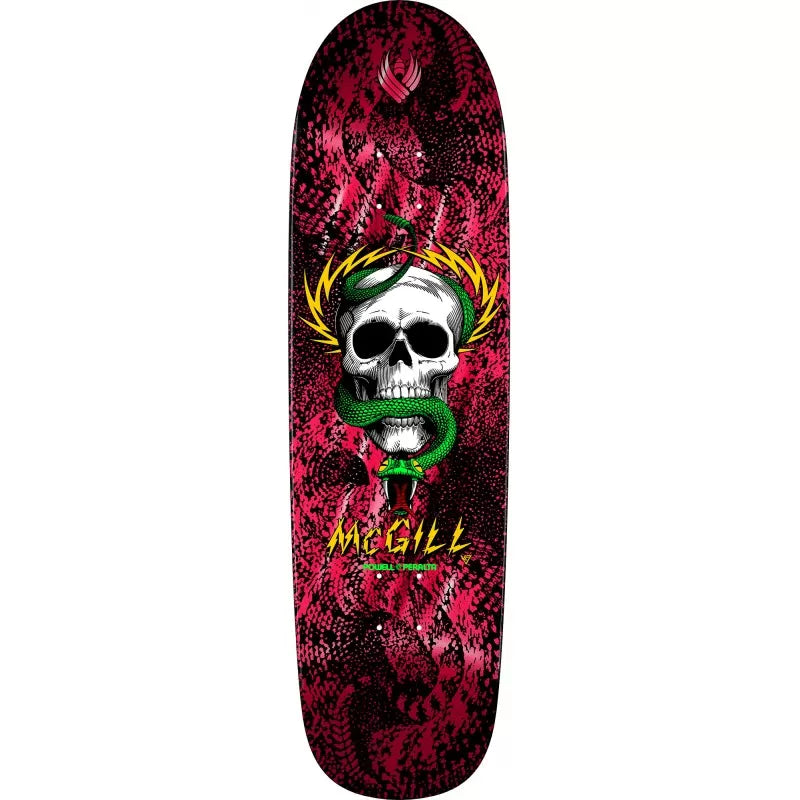Powell Peralta Flight® Mike McGill Skull & Snake Red Foil Skateboard Deck 8.97"