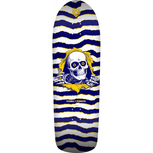 Powell Peralta Flight® Ripper Blue White Skateboard Deck 9.7"