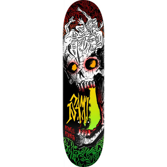 Powell Peralta Isamu Yamamoto Skull Skateboard Deck 8.0"