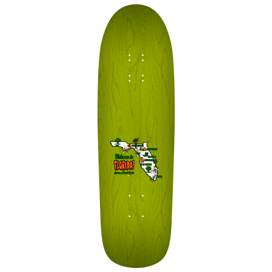Powell Peralta Mike Frazier Yellow Man Green Skateboard Deck 9.5"