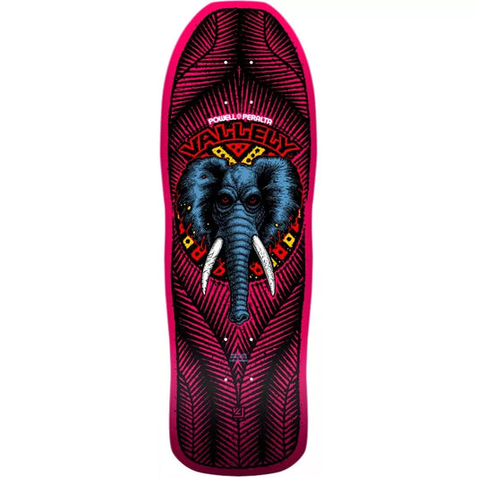 Powell Peralta Mike Vallely Elephant Pink Skateboard Deck 9.85"