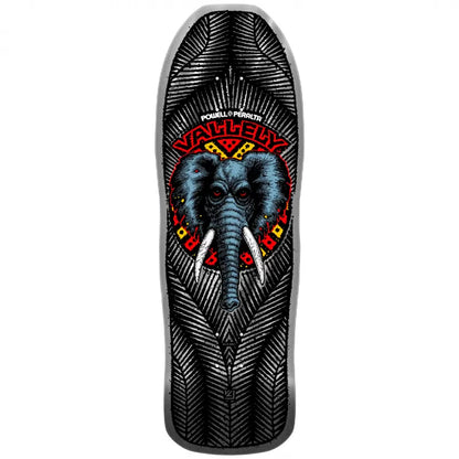 Powell Peralta Mike Vallely Elephant Silver Foil Skateboard Deck 10"