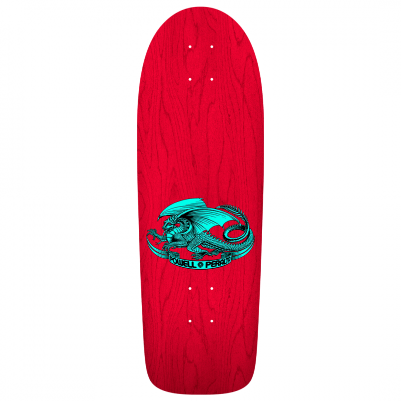 Powell Peralta OG Ray Rodriguez Skull & Sword Red Stain Skateboard Deck 10"