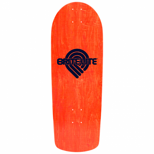 Powell Peralta OG Snub Ray Rodriguez Skull & Sword Orange Stain Skateboard Deck 10"