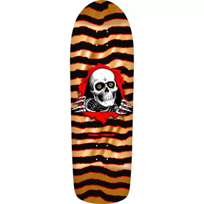 Powell Peralta Old School Ripper Gold Foil Skateboard Deck - 9.89"