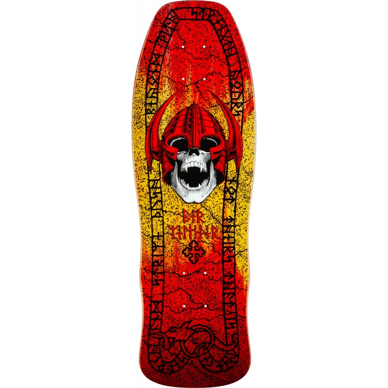 Powell Peralta Per Welinder Classic Red Yellow Fade Skateboard Deck 9.625"