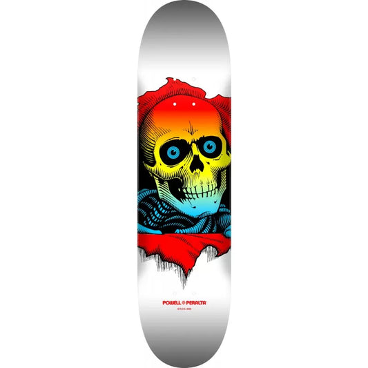 Powell Peralta Ripper Yellow/Fade White Skateboard Deck 8.0"