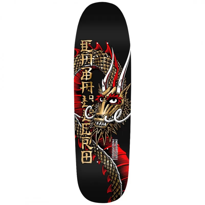 Powell Peralta Steve Caballero Ban This Gold Foil Skateboard Deck 9.265"