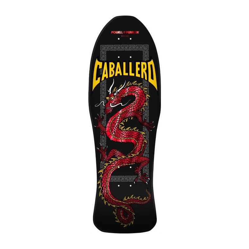 Powell Peralta Steve Caballero Chinese Dragon Red Foil Skateboard Deck 10"