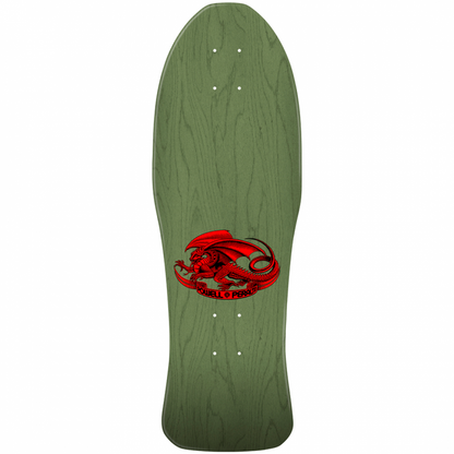 Powell Peralta Steve Caballero Chinese Dragon Sage Green Skateboard Deck 10"