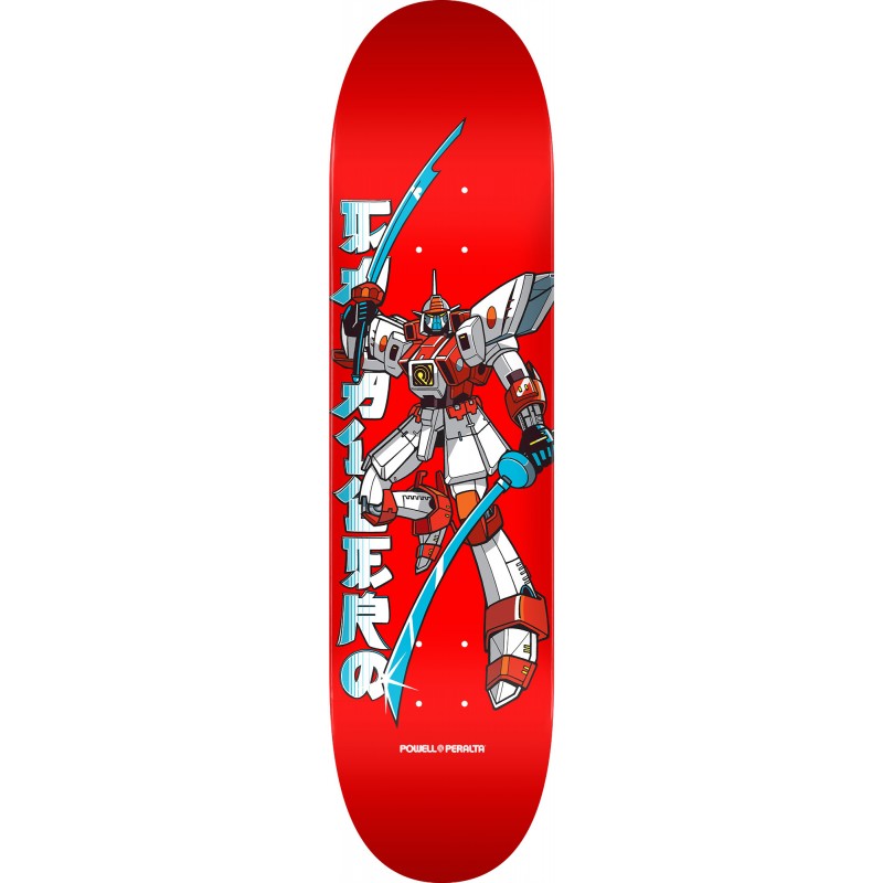 Powell Peralta Steve Caballero Gundam Red Skateboard Deck 8.25"
