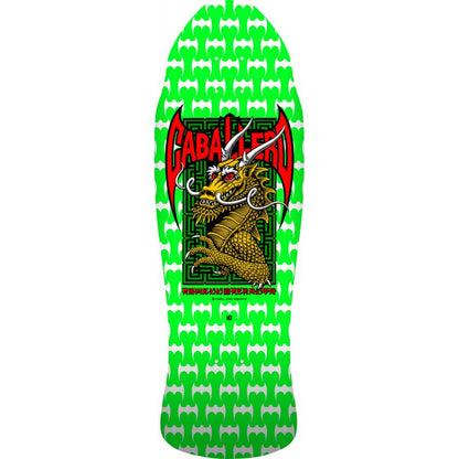 Powell Peralta Steve Caballero Street Green White Skateboard Deck 9.625"