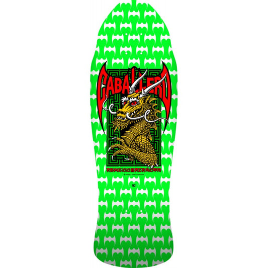 Powell Peralta Steve Caballero Street Green White Skateboard Deck 9.625"