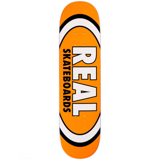Real Classic Oval Orange Skateboard Deck 7.5"
