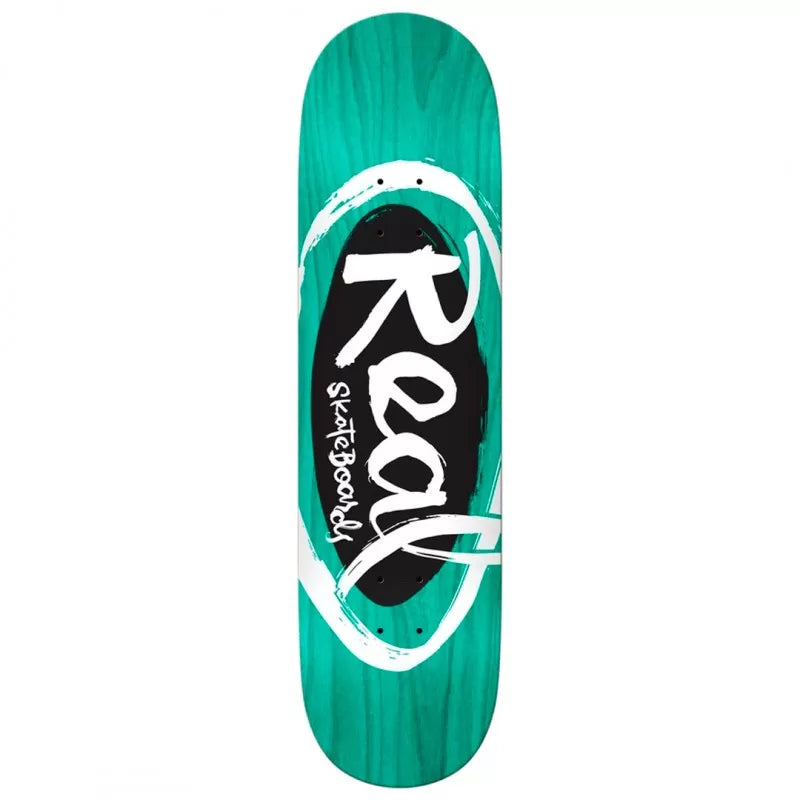 Real Team Oval By Natas Skateboard Deck 8.06 "