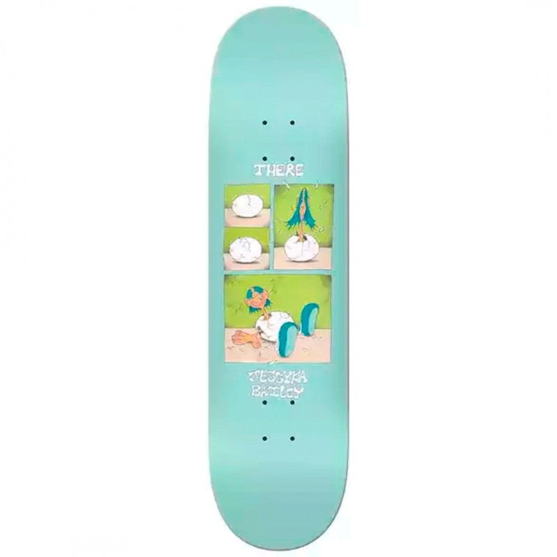 There Jessyka Beginnings Blue Skateboard Deck 8.06 "