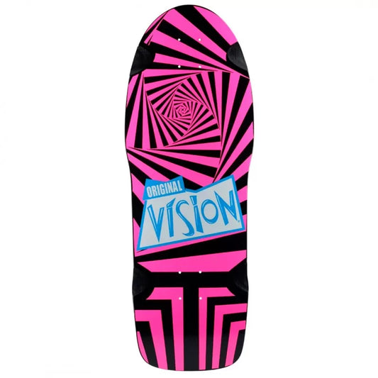Vision Original Black Pink Old School Skateboard Deck 10"