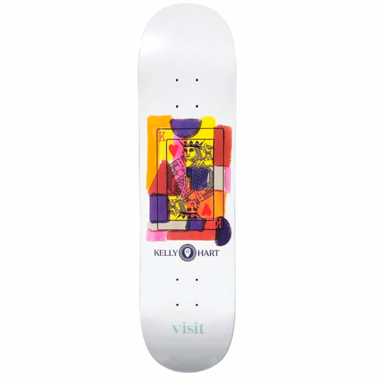 Visit Kelly Hart King Of Harts Skateboard Deck 7.75"