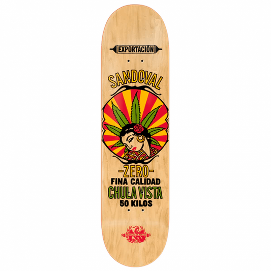 Zero Tommy Sandoval Hemp Bag Skateboard Deck 8.0 "