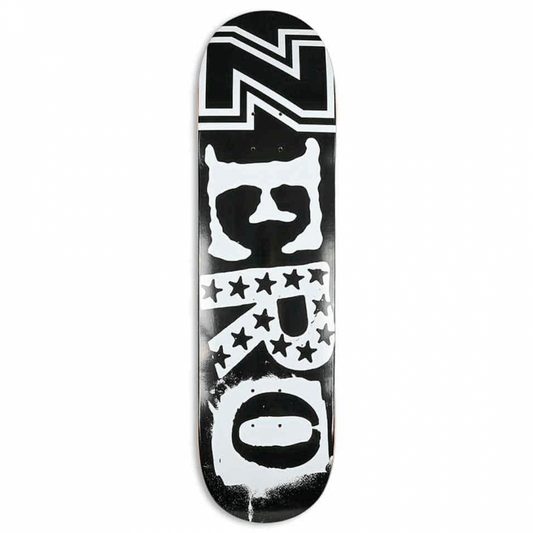 Zero Legacy Ramson Black White R7 Skateboard Deck 8.0 "