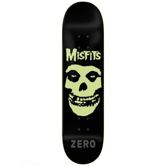 Zero x Misfits Fiend Skull GITD Skateboard Deck 8.5"