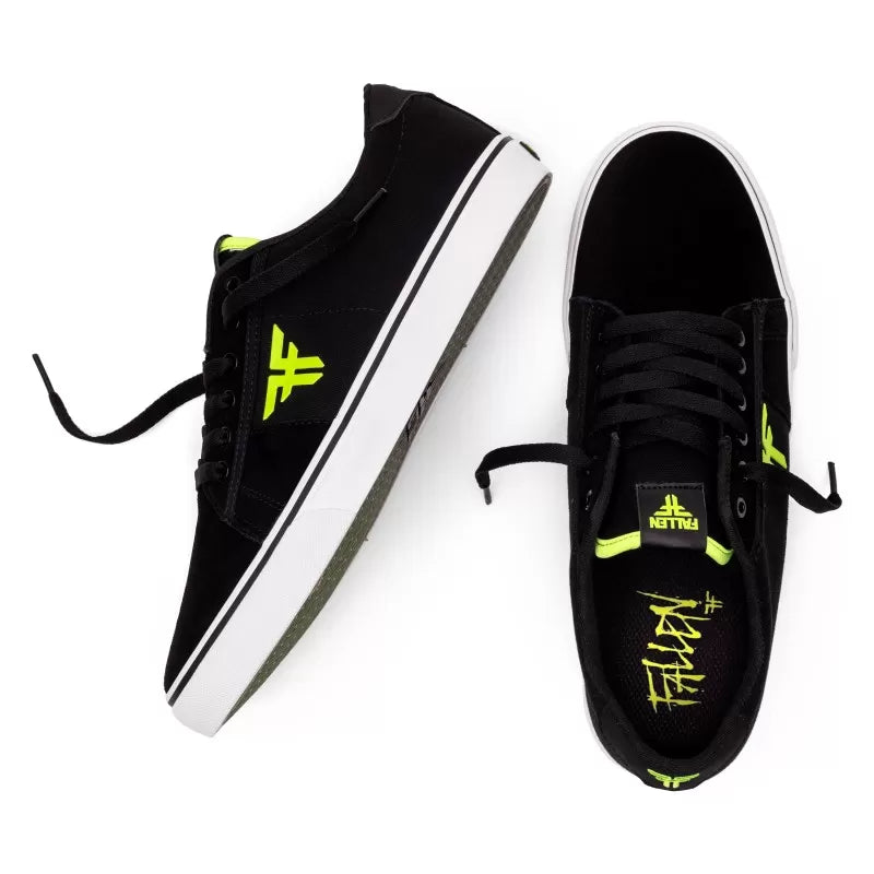 Fallen Bomber Sneakers - Black/Lime