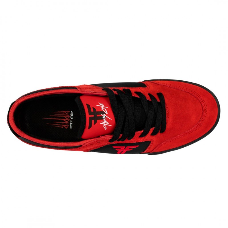 Fallen Chris Cole Ripper Shoes Black Red NO23 Skateboards