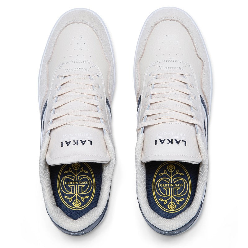 Lakai Terrace Sneakers - Cream/Navy Suede
